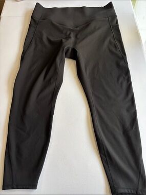 Women's Black High-Waist Performance Leggings